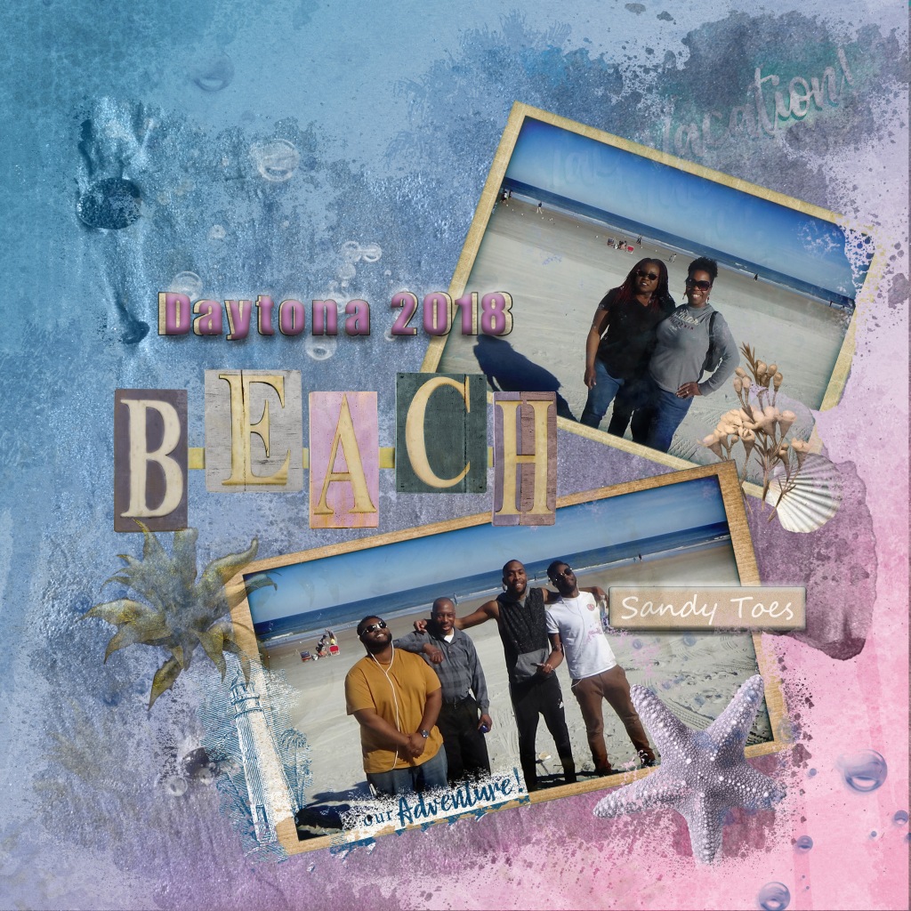 Family at Daytona Beach 2018